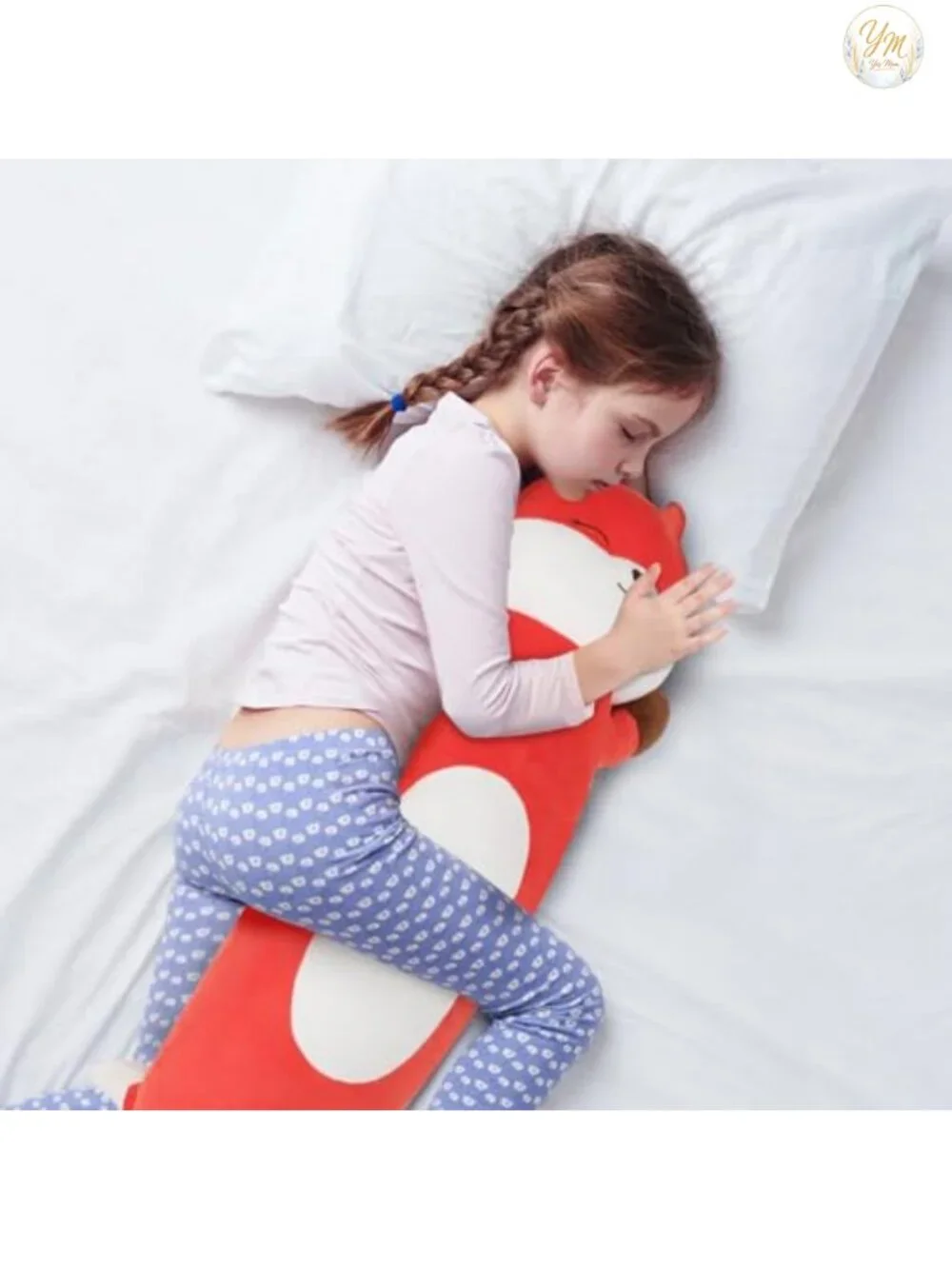 36 inch Plush Fox Pillow, Giant Jumbo Stuffed Animal Toy for Kids